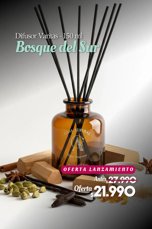 Difusor Varitas 150 ml Bosque del Sur [Amaderado]